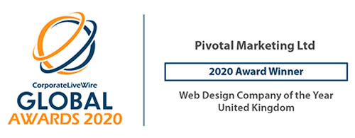 Corporate Livewire Global Awards 2020: Pivotal Marketing wins Web Design Company of the Year UK