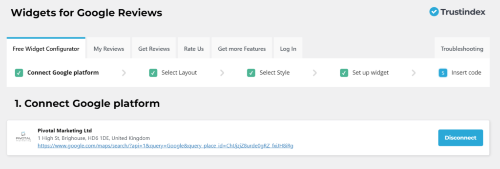 Embed Google Reviews WordPress pt 1, Connect Google platform