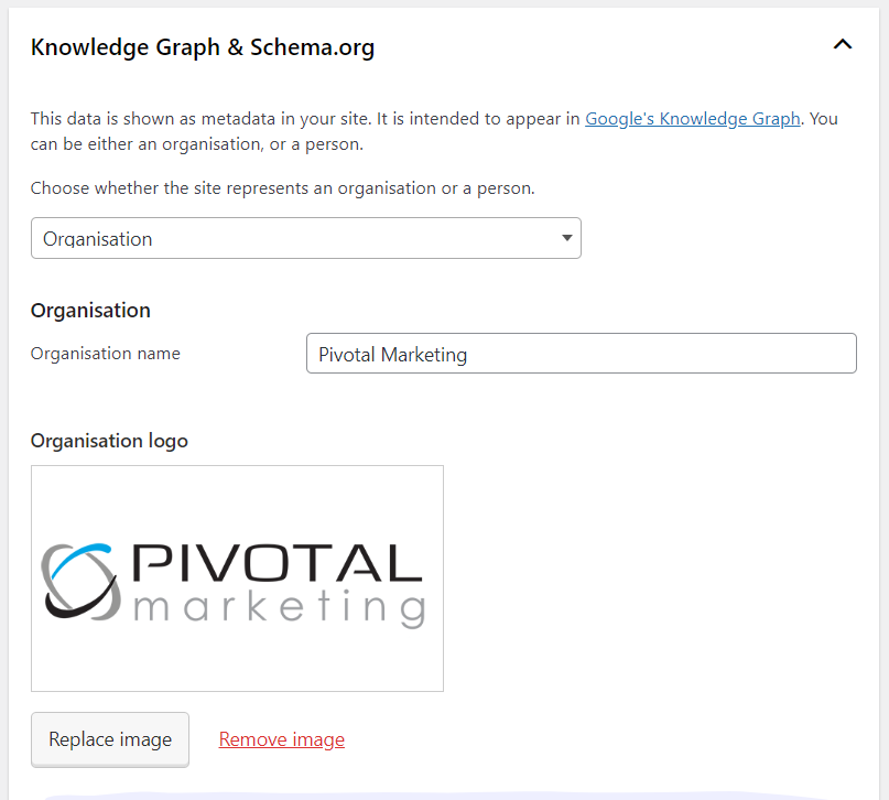 Knowledge Graph & Schema.org Yoast SEO WordPress